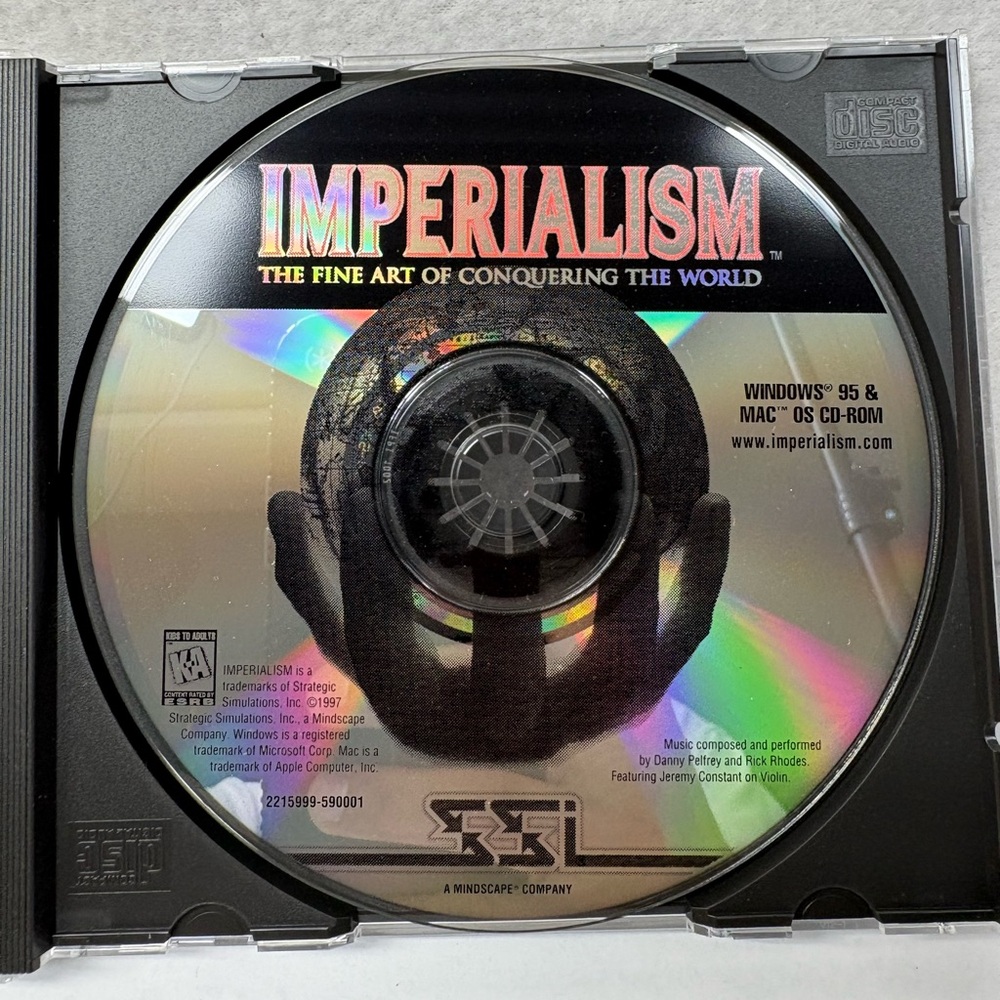 Imperialism: The Fine Art of Conquering the World (PC, 1997) Vintage EUC